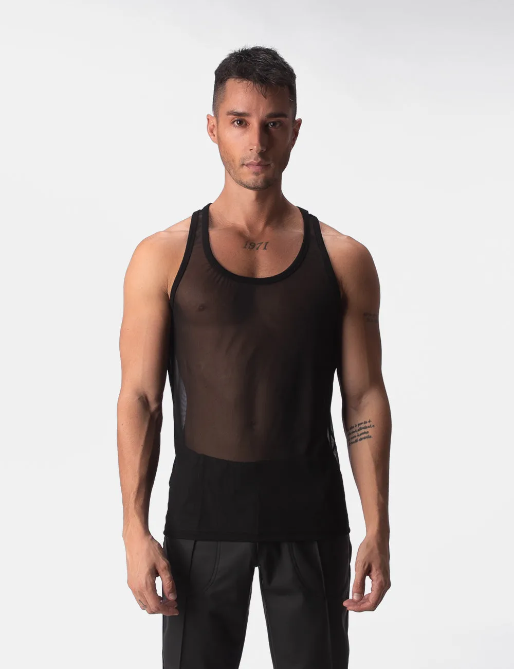 Barcode Berlin Mesh Tank Top Obak