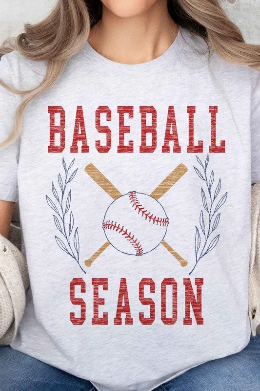 Baseball Season Oversized Tee