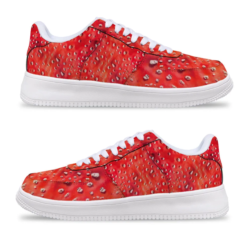 Fly Agaric All-over shoes | Hippie Raver High Top Sneakers
