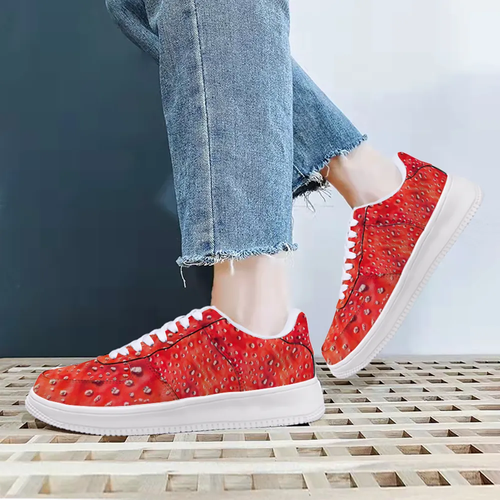 Fly Agaric All-over shoes | Hippie Raver High Top Sneakers