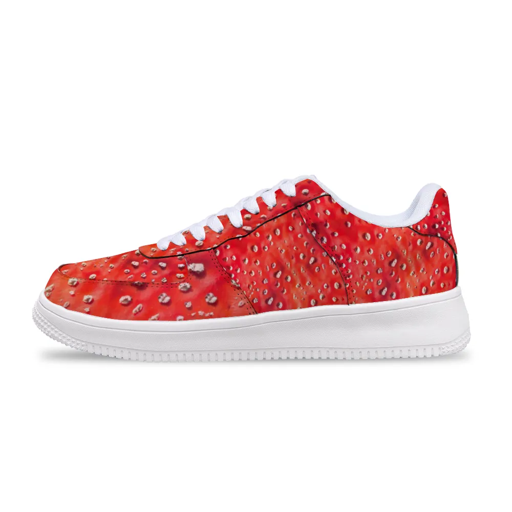 Fly Agaric All-over shoes | Hippie Raver High Top Sneakers