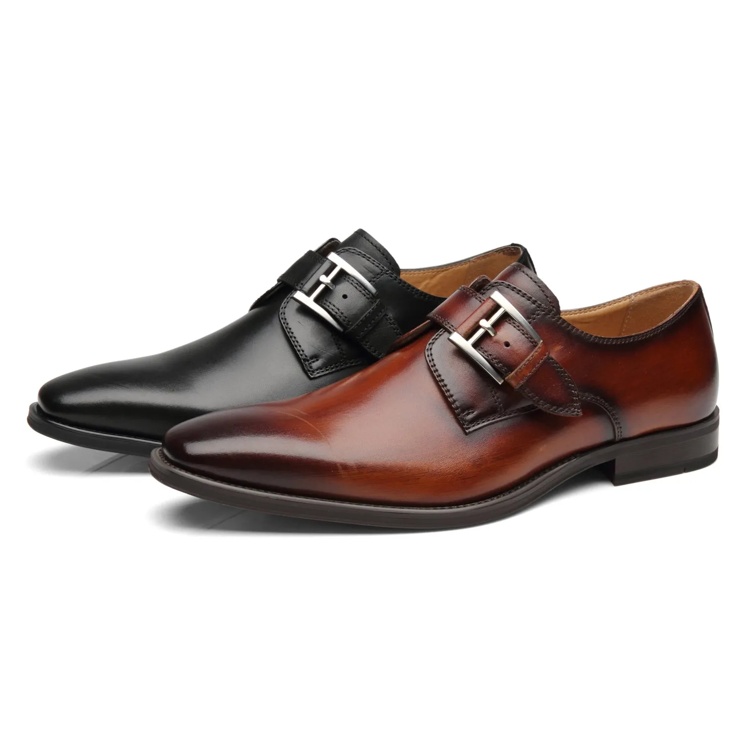 Men's Slip On Loafers  Dress Shoes Will-1-black