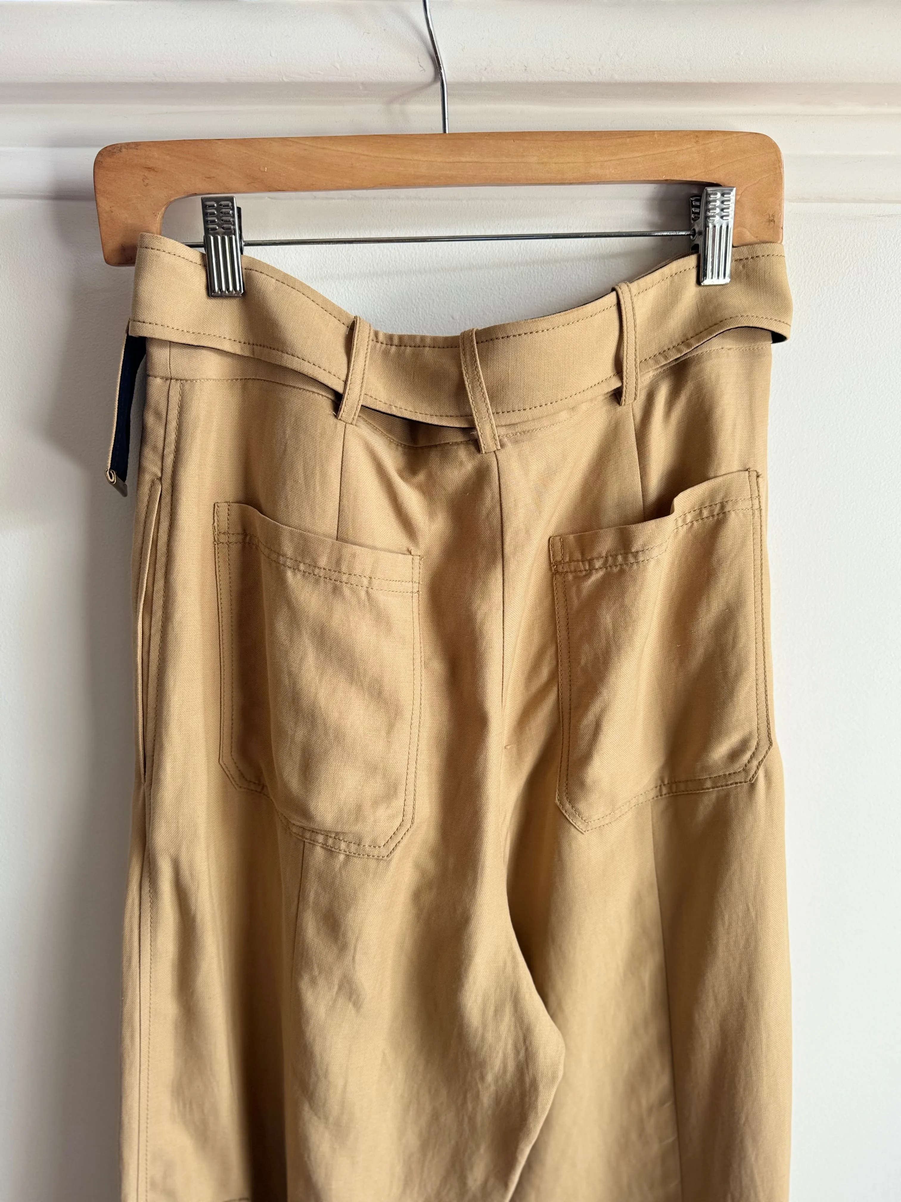 Veronika Maine Khaki Cargo Pants - Size 8