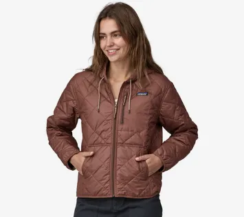Women's Diamond Quilted Bomber Hoody